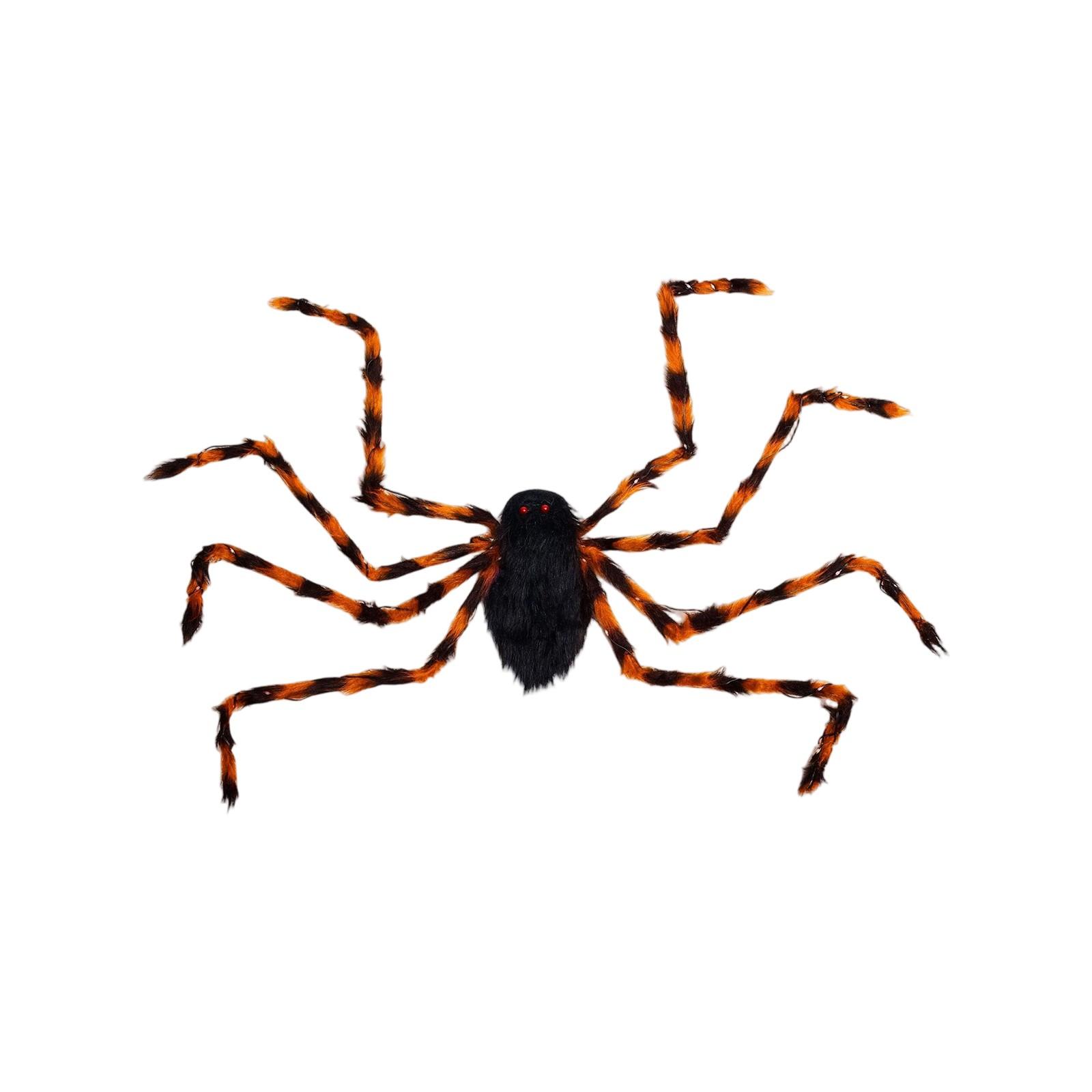 

Хэллоуин Гигантский Паук Украшение Забавный Реквизит для Атмосферы Дети Взрослые Плюшевый Паук Конфетный Рюкзак Реквизит One Size