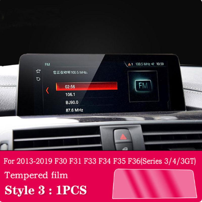 

Tempered glass screen protector For BMW F30 F31 F33 F34 F35 F3 6 Series 34 3GT car interior GSP navigation film Decorative style 3 8.8 Inch
