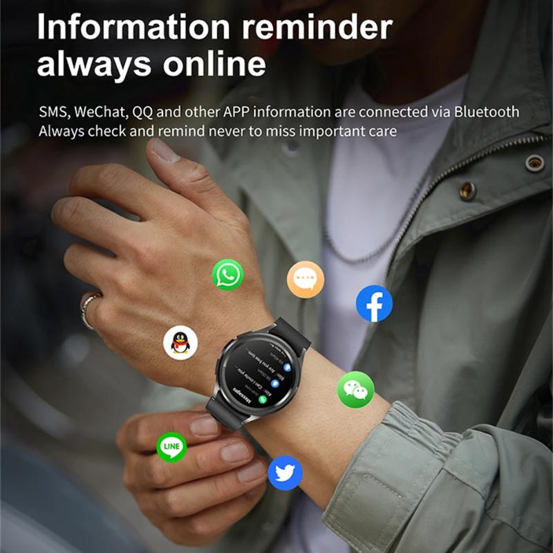 2025 Nuevo Reloj6 Clásico Smartwatch Hombres GPS NFC Deportes Fitness Salud Femenina Frecuencia Cardíaca Impermeable Llamada Bluetooth Reloj Inteligente