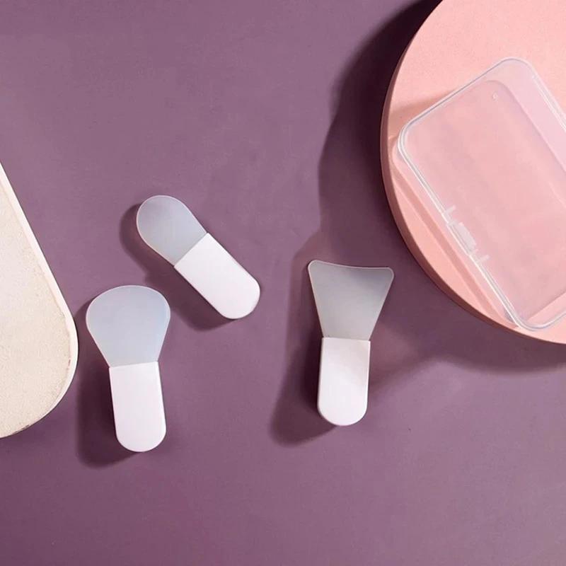 3Pcs Silicone Facial Mask Brush Face&Eye  Brushes Travel Portable Skin Care Tools Cream Mud Mask Applicator Scraper Face Cleanse