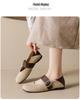 Wei Wei Retro Leopard Print Mary Jane Flats for Women