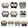 Fashionable Animal Themed Gloves With Plush Rabbit Hair Blend Thermals Insulation Multiple Size Option For Kids Adults