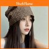 Vintage Plaid Bucket Hat With Breathable Polyester For Streetwear And Sun Protection