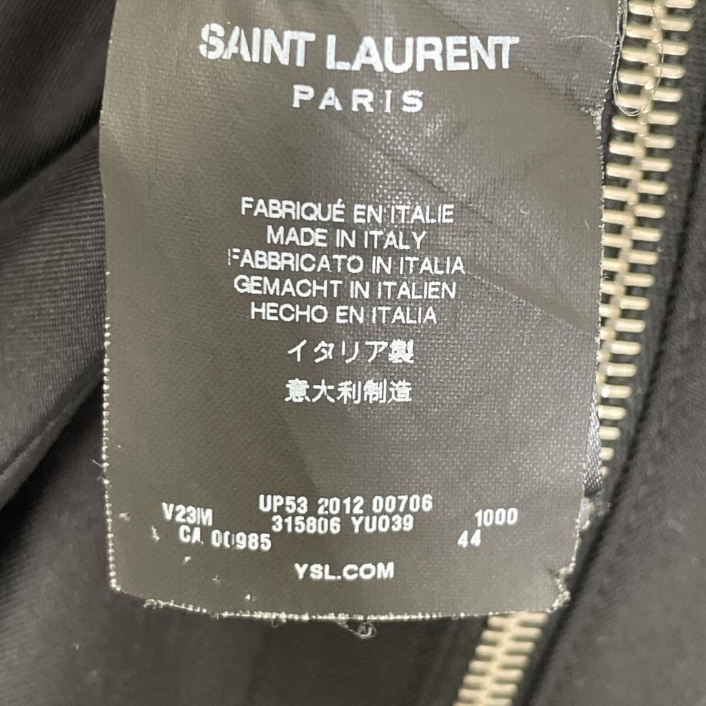 SAINT LAURENT PARIS 213Stainless Steel Black Spencer Jacket 315806 Jacket 44 blackUsed