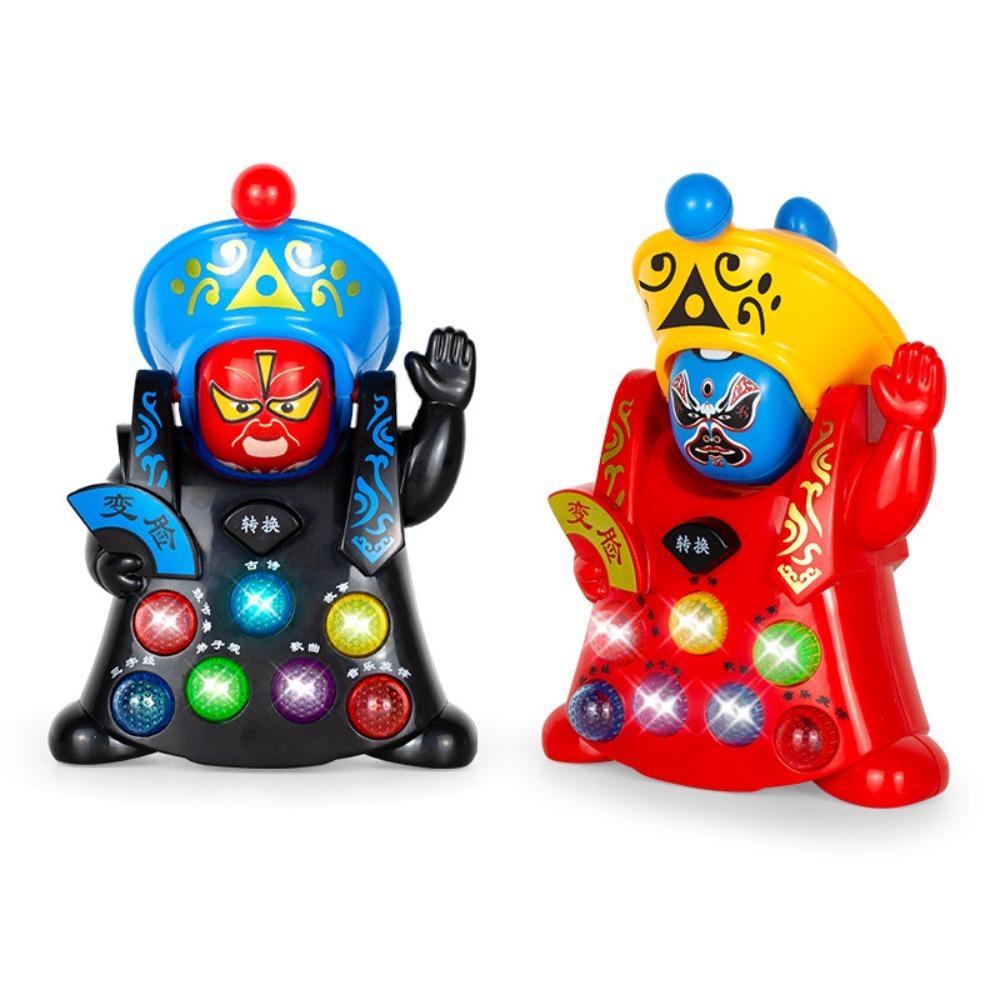 

with Sound Face Changing Toy Face Change Opera Face Makeup Toy Kid Girl Boy чорний