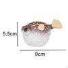 Puffer Statue Te Pet Ornament Collectible Gave for Lovers Håndlaget miniatyr skulptur dyr