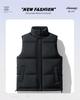 Unisex M-8XL Plus Size Stand Collar Cotton Vest, Winter Thickened Down Gilet.
