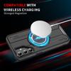 For Samsung Galaxy A55 5G Magnetic Case Rotating Ring Kickstand PC + TPU Shockproof Phone Cover