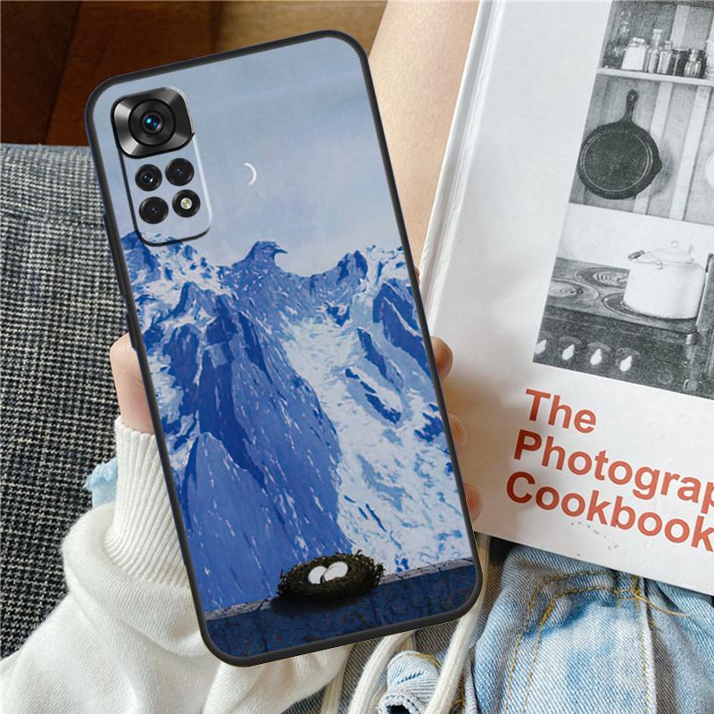 Rene Magritte Art Phone Case For Redmi Note 12 11 10 9 8 Pro 8T 9S 10S 11S 12S 9A 10A 9C 10C 12C 13C Cover