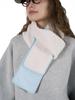 Louvre Lambswool Patchwork Scarf - Warm & Comfortable, Japanese Fashion for Autumn/Winter