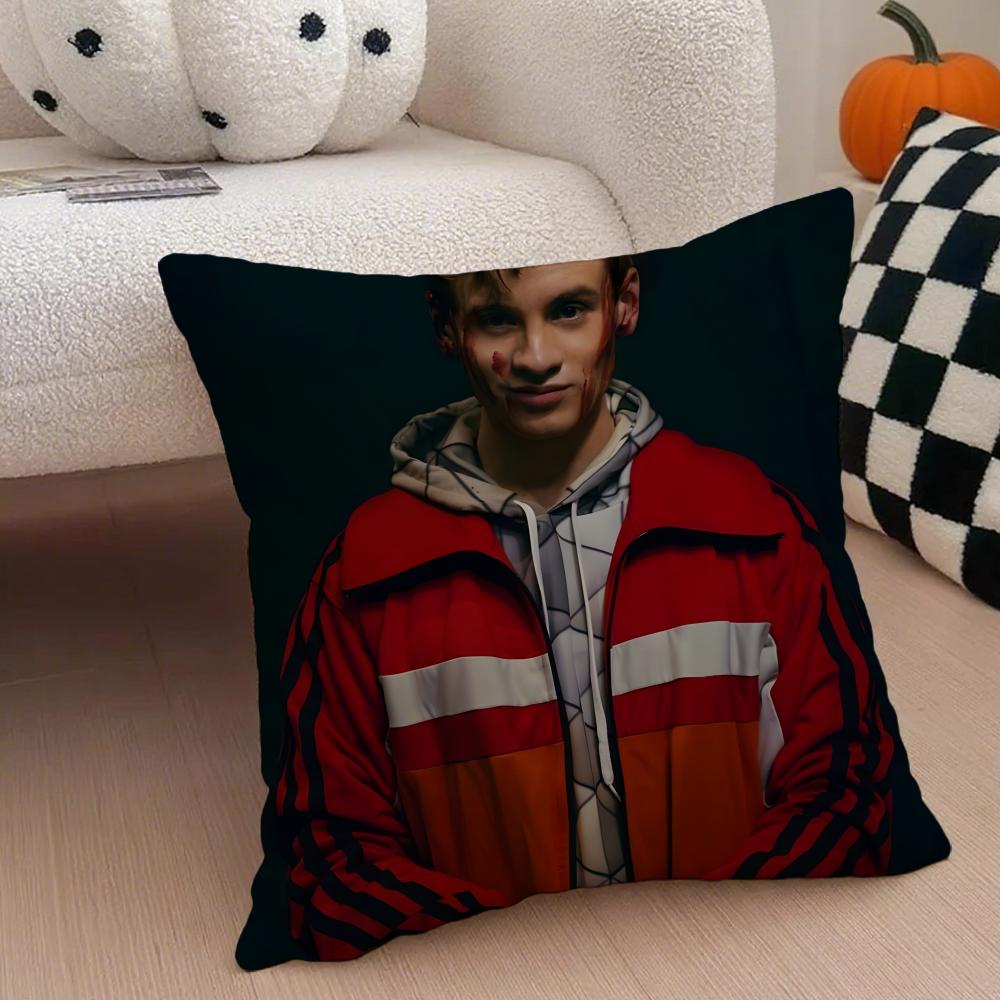 B-Bruce Langley Cushion Cover Linen Pillow Case Soft Breathable Protective Couch Room Decoration