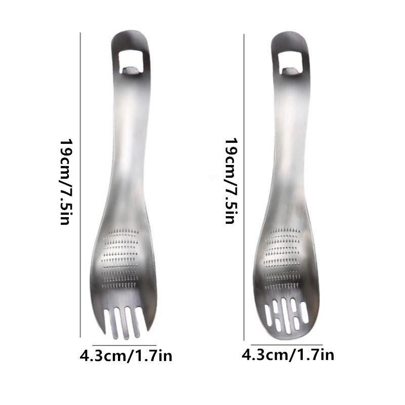 Multifunctional Stainless Steel Kitchen Utensil For Cooking Garlic Ginger Vegetable Grater Grinder Spoon Kitchen Supplies