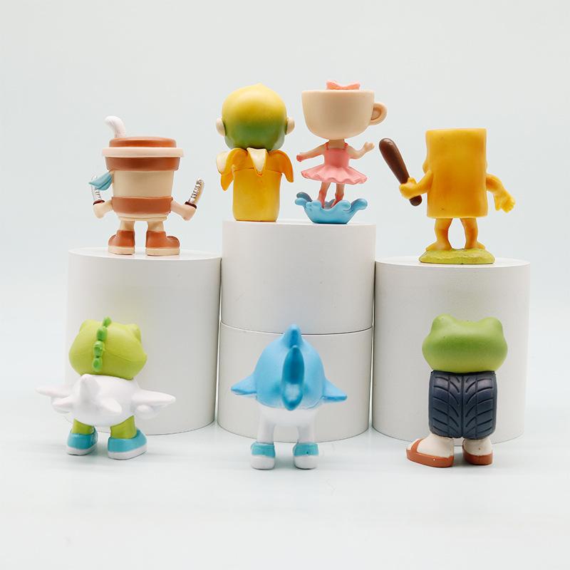 Nuevo Tung Tung Sahur  Q-version Fusion Monster Children's Puzzle Blind Box Christmas Toy Model