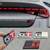 1pc 3D Metal GT SPORT Car Sider Fender Logo Sticker Car Rear Trunk Emblem Badge Sticker Car Body Styling Decoration Accessories Universal Fit