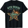 4th Grade Teacher Camper Camping Hiking Adventure Awaits T-Shirt