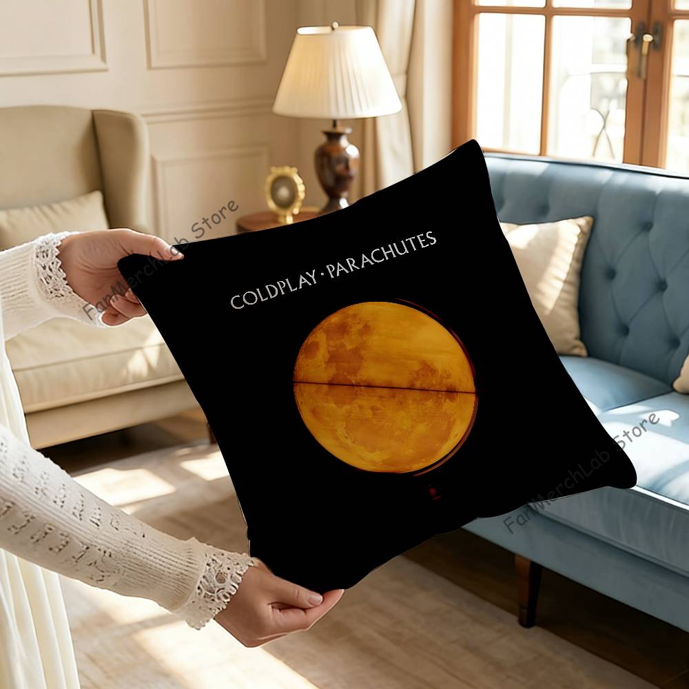 

Band CColdplayS Pillowcase Pillowslip Cushion Plush Boys Girls Cartoon Anime Kawaii Decoration Kids Birthday Cute Gifts 30x30cm