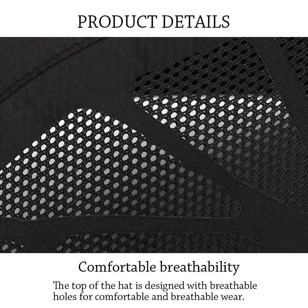 Men Mesh Golf Driving Quick-drying Letter Baseball Cap Sun Cap Beret Hat Cabbie Hat