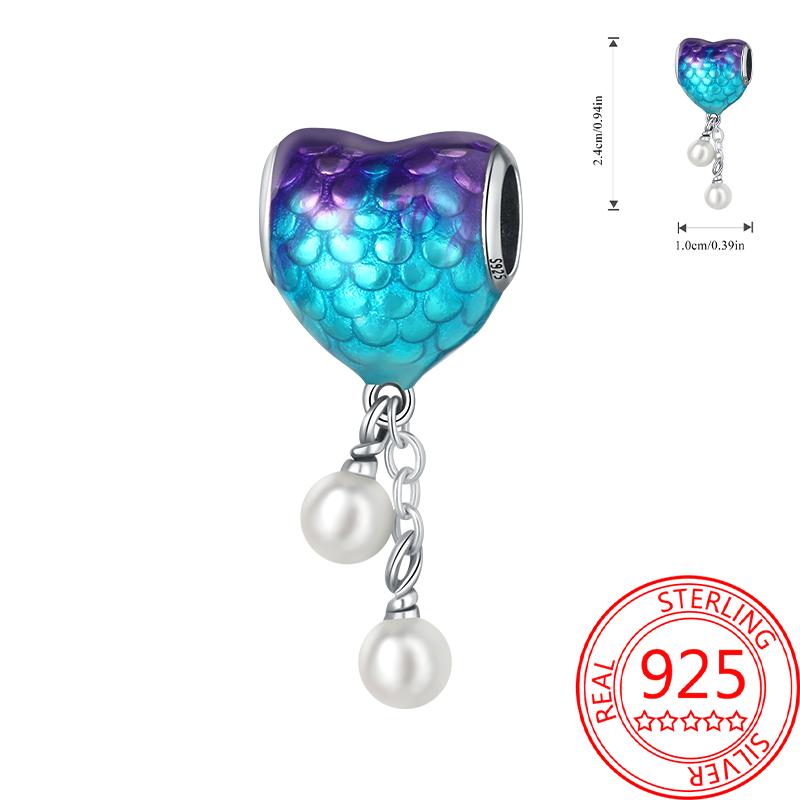 Summer Copper Sea World Kingdom Charm Pendant Beads Fit Charms Original Bracelet For Women Jewelry Making