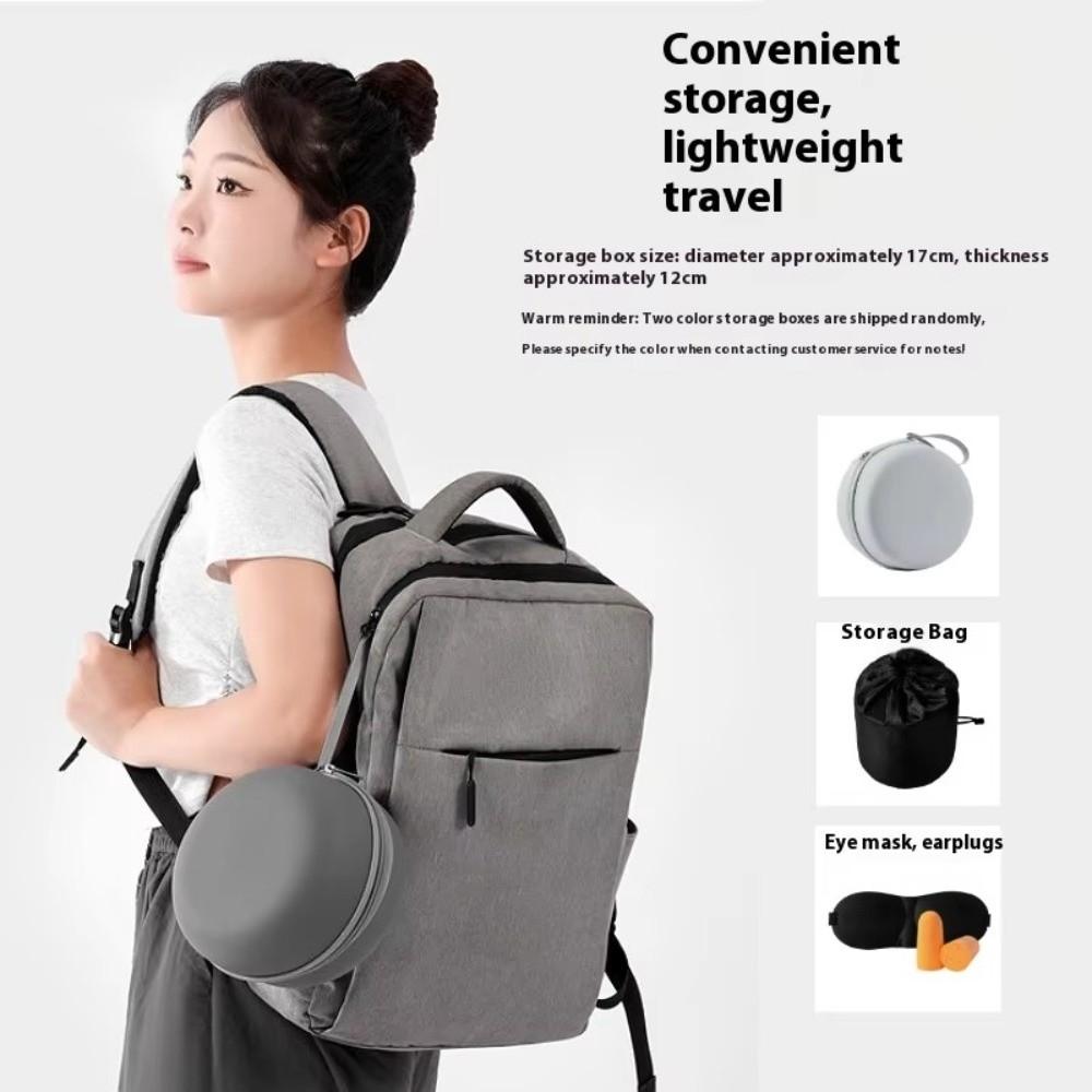 Adjustable Hooded U-shaped Pillows Protection Neck Nap Pillow Gifts Travel Memory Foam Pillow