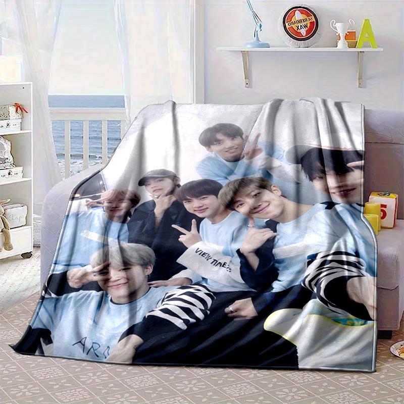 Vivid Dreams kpop Blanket Flannel Blanket for bed, sofa, Camping, Hiking, Picnic Essentials, gift for family Fan gifts