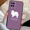 Cartoon Samoyed Dog Case For Oppo A40 A16 A76 A96 A60 A98 A58 A78 A18 A38 A80 A77 A57 A17 A74 A54 A94 A15 A5 Pro