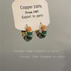 Dopamine Color Enamel Donut Hoop Earrings: Sweet, Luxurious, and Chic Design