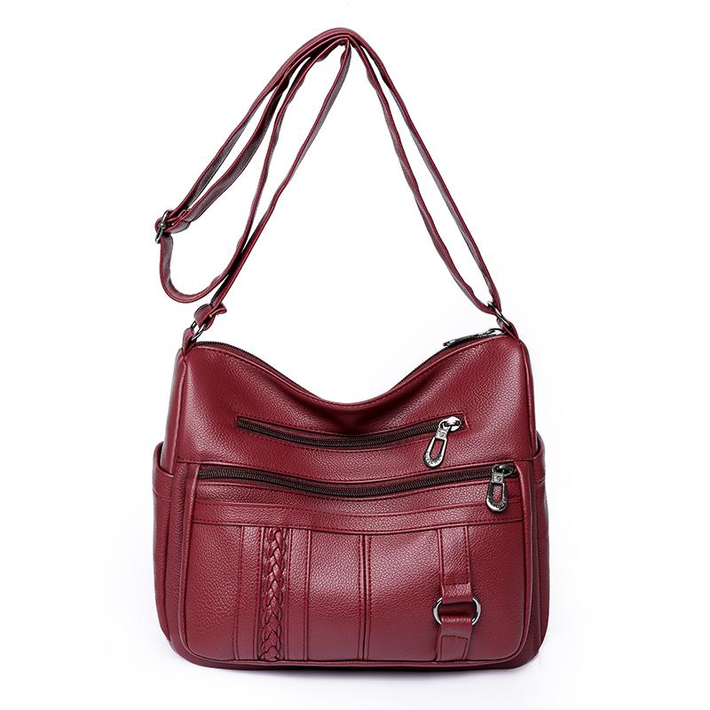 Designer Multi-pocket Crossbody Shoulder Bag For Women 2023 SacHigh Quality Soft Leather Luxury Purses and Handbags Women's Bag