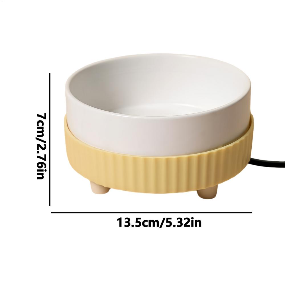 Pet Heated Water Feeder Heated Pet Bowl USB Powered Thermostatic Drinker Thermal Water Bowl Cat Food Bowl Heated Dog Bowl