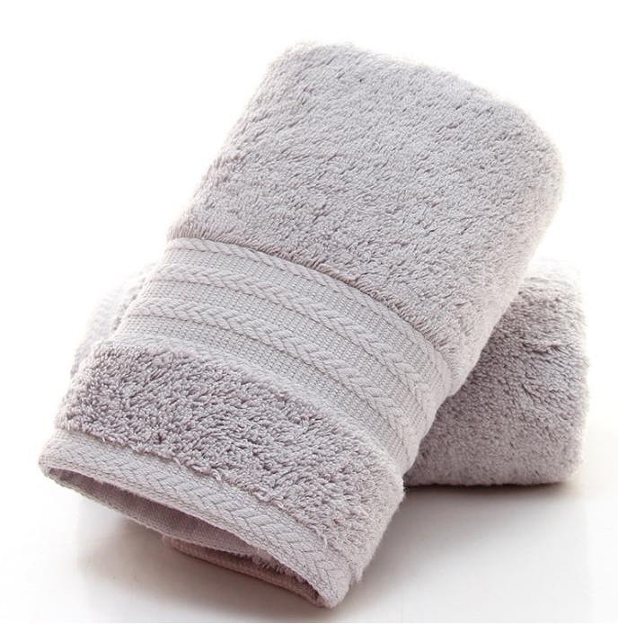Luxurious Thick Cotton Towel For Babies Highly Absorbent Pure Cotton Long Staple Fabric In Various Colors