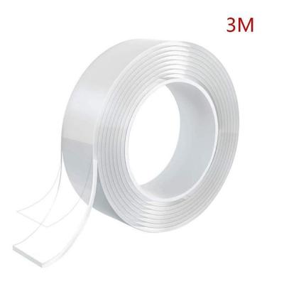 Double-Sided Adhesive Tape - MTEVOTX - Transparent Nano Tape - 30mm X 3M - Washable - Multi-purpose
