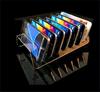 Transparent Acrylic Multi-Port Mobile Phone Charging Stand & Holder