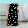 Langes Ethno-Kleid mit Blumenprint für Party und Freizeit