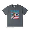 Sam Fender Homage TShirt Tee Funny Graphic Retro Party Tour Tribute 80s Graphic T Shirts Top Quality Cotton Unisex Tshirt