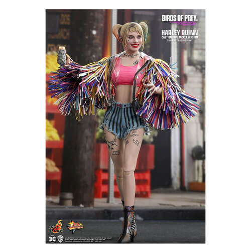 Birds of Prey Harley Quinn Warnbandjacke 1:6 Maßstab 12