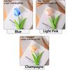10PCS Artificial Flowers Tulip Bouquet PE Fake Flowers Wedding Garden Decoration Outdoor Home Garden Bouquet Vase Decor Plant