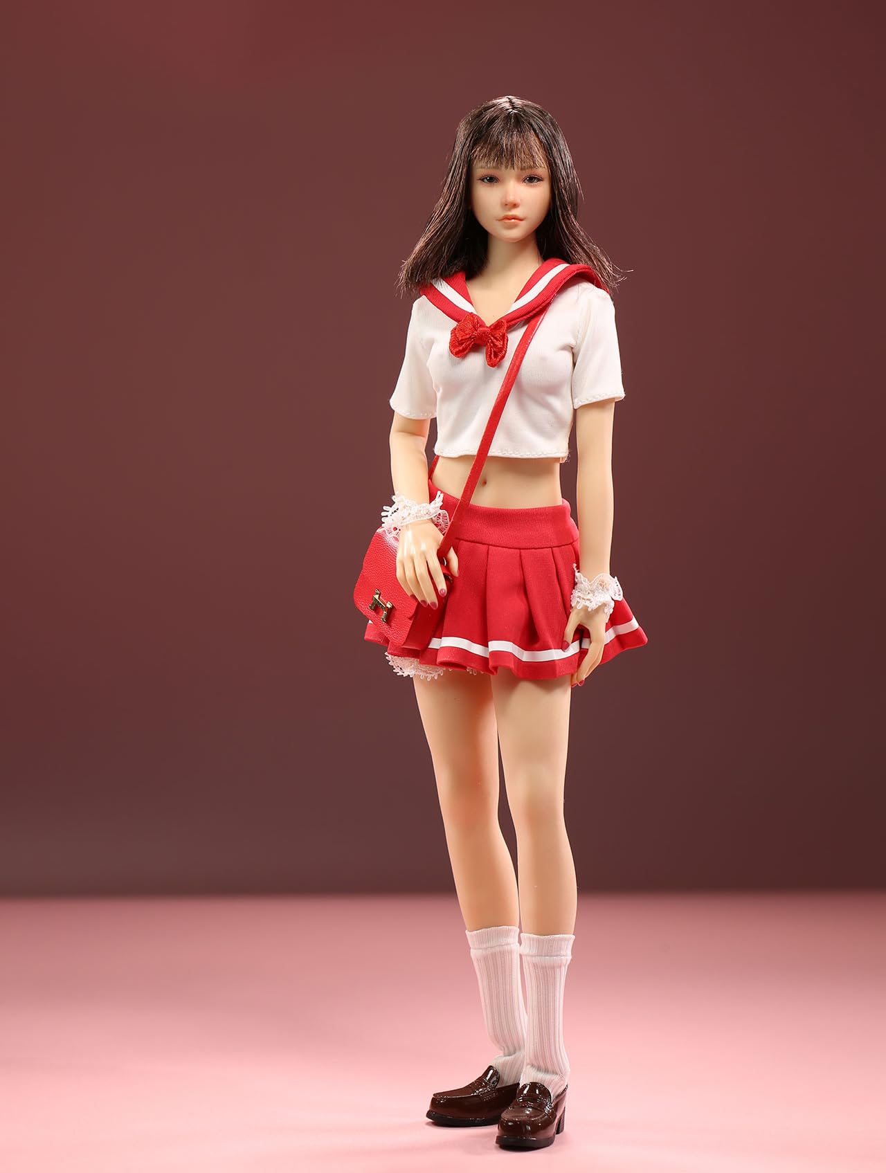 

[ADWOA] 1/6 Sexy Clothing, 1/6 Female Sexy School Uniform, JK Uniform, Fashion Top, Sexy Suit (Bodywork, Head, and Shoes Not Included)