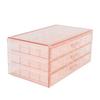 Jewelry Box 3 Layer 72 Cells Antioxidant Acrylic Clear Jewelry   for Earring Necklace
