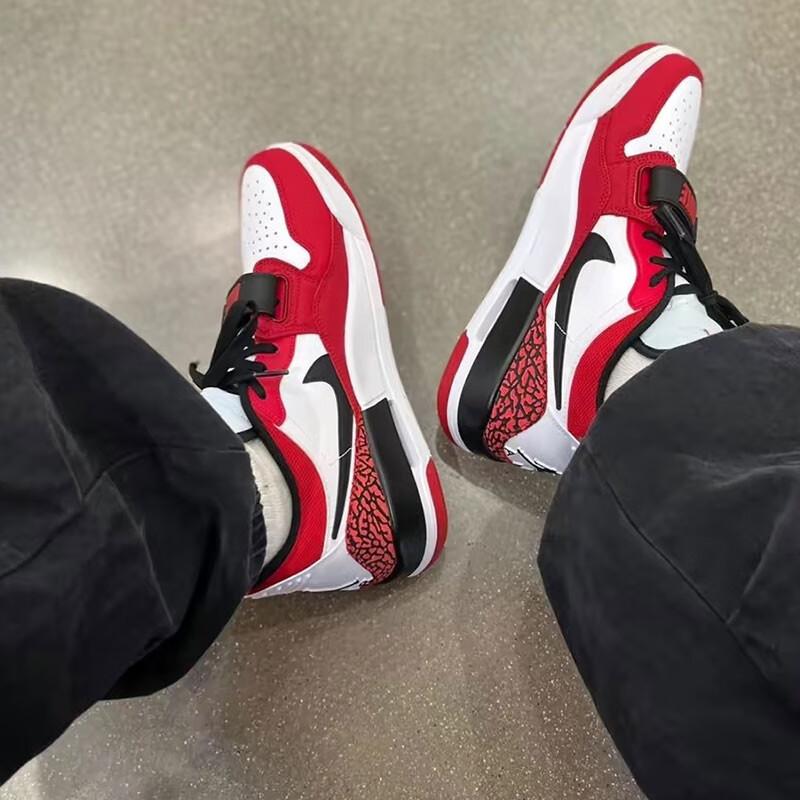 Jordan Legacy 312 Low White Gym Red GS CD9054-116