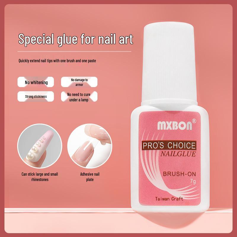 Cross-Border Beauty Long Water Pipe Nail Tips - Ultra-Thin Transparent Fake Nail Stickers