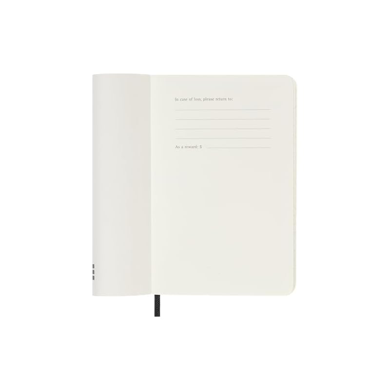 Moleskine 2026 Weekly Diary, July Start, 18 Months, Pocket Size (9cm x 14cm), Soft Cover, Black DSB18WN2Y27