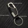 Nieuwe Mannen Creatieve Metalen Leer Sleutelhanger Ring Sleutelhangertje Auto Sleutelhanger Sleutelhanger Cadeau
