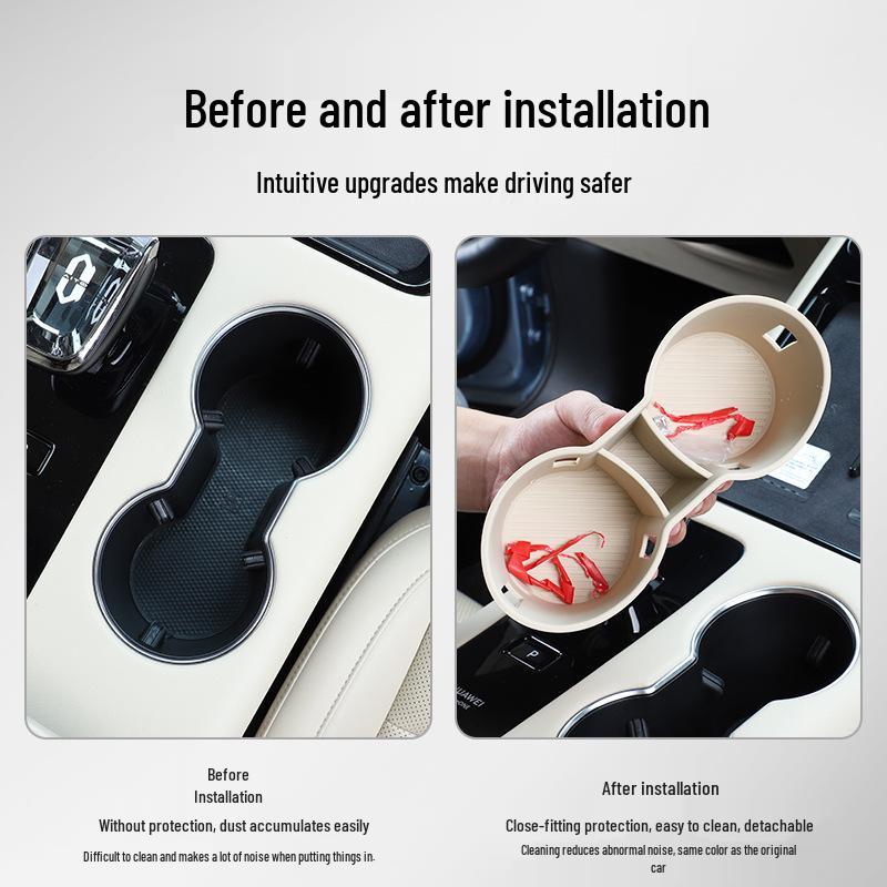 AITO M5 Ultra Silicone Cup Holder & Storage Box Sleeve for 25 Models