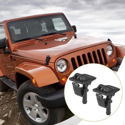 Windschutzscheibenwischerdüse Kompatibel 55156728Ab Zubehör für Wrangler JK Einfache Installation