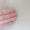 Cute Mini Mouse Stud Earrings for Women with Zircon Girls Piercing Jewelry Gift