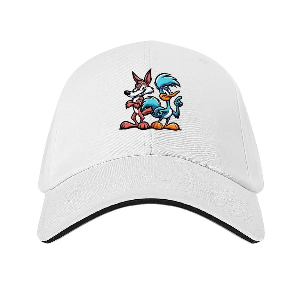Road Runner en Coyote Baseballpet zwart Paardenhoed Golfhoed Man vispetten man Herenpetten Dames