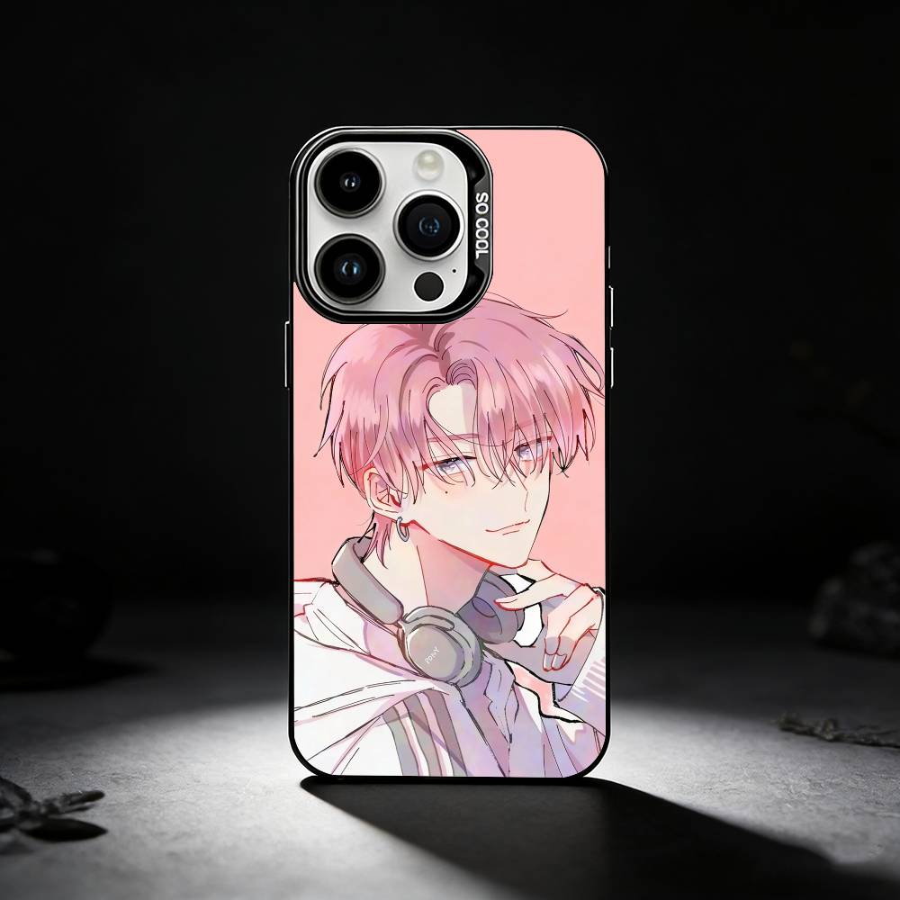 T-Tamon s B-Side Phone Case For iPhone 17,16,15,14,13,12,11 Plus,Pro Max,XS,Colored silver phone case