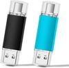 16 ГБ USB-флеш-накопичувач з подвійним інтерфейсом Type-C для мобільних телефонів і комп'ютерів - Металевий USB 2.0
