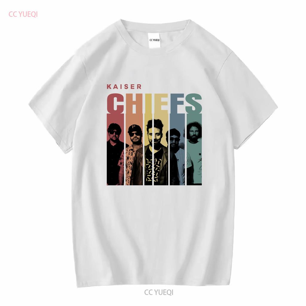 Kaiser Chiefs Band Vintage T Shirt Fan Rock Music Long or Short Sleeves Vintage Washed Casual Soft Graphic Slightly