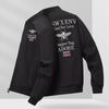 Herren Frühling und Herbst Pilotenjacke Bestickte Baseballjacke Mantel Große Größe Freizeitjacke