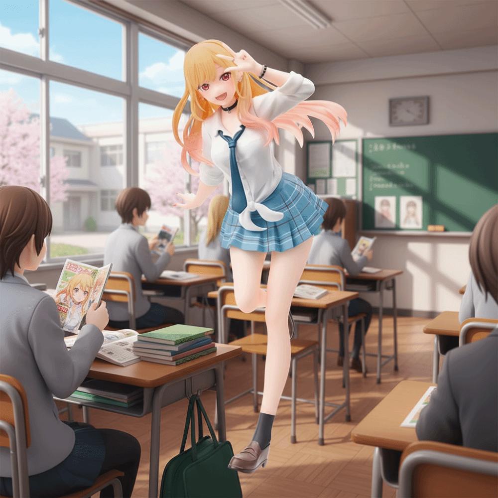 18cm Size My Dress Up Darling Figure Standing Model PVC Model  Anime Collection